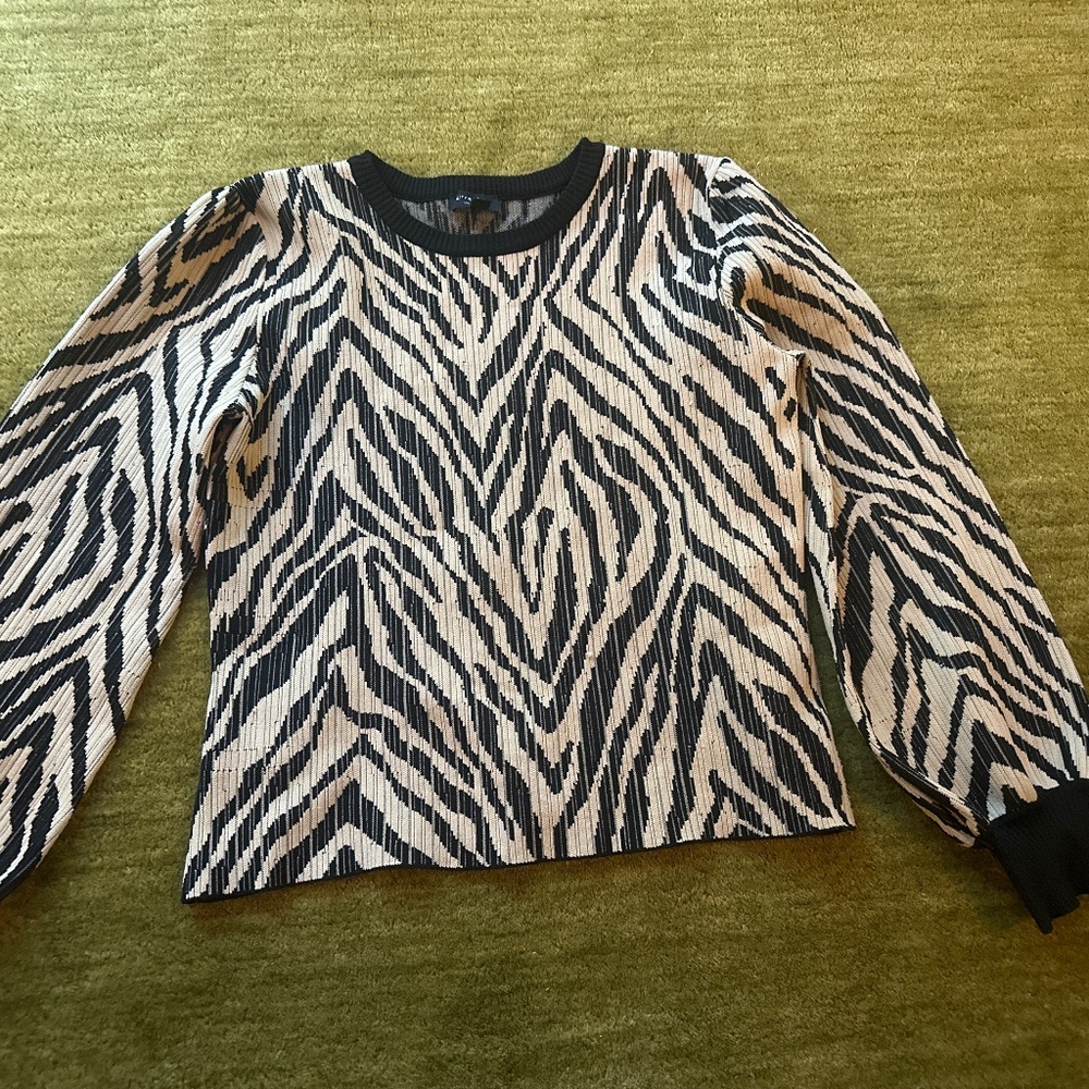 Animal print sweatshirt
